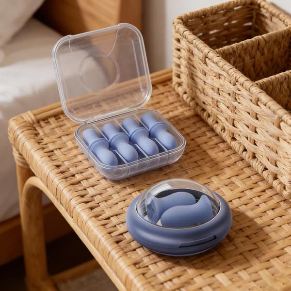 Støyreduserende ørepropper - Soveørepropper for søkende | Myk silikon med ergonomisk trippel flens, lydblokkerende beskyttelse, diskret[YJD] B
