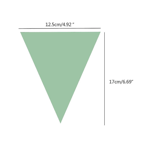 400 cm linnebanderoller vimplar 12 flaggor hängande banderoller för hem eller fest (YJD)