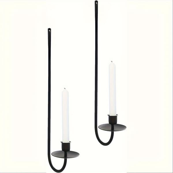 Vägglampa i metall 2-pack för moderna vardagsrum och sovrum[YJD] Black-2pcs