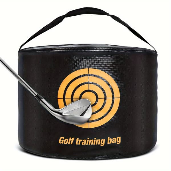 Golf Impact Bag, Smash Hitting Bags, Golf Swing Training Aid[YJD] Black