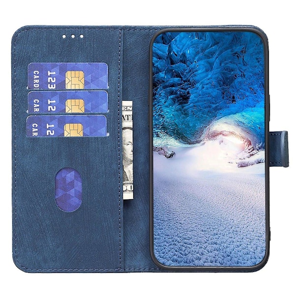 Til Samsung Galaxy A23 4G/A23 5G (Global Version)/M23 5G/M13 4G/F23 5G Telefonetui Tegnebog Mønster Sta[HK] Blue Style A Samsung Galaxy A23 4G