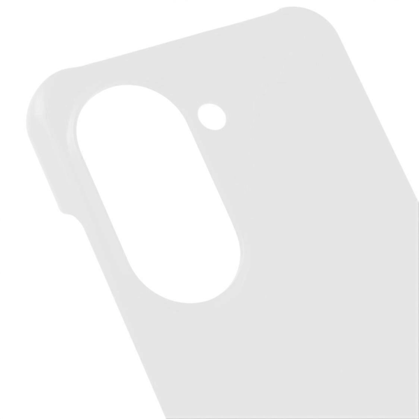 Asus Zenfone 9 5G Kiiltävä Kumipintainen Päivittäinen Suojakuori Kova PC Iskunkestävä Puhelinkotelo [HK] White