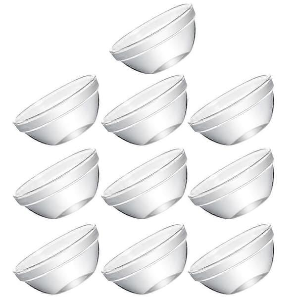 Stapelbara små glasskålar Glasskålar för sallad 10-pack [YJD]