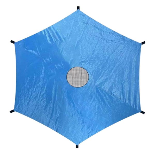 Trampolinskydd Solskydd Trampolintillbehör Trampolinmarkis Trampolintak för Park Utomhus[YJD] 6ft