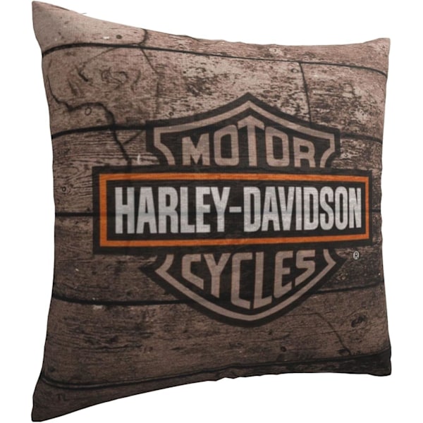 Pudebetræk Harley Davidson Varmt og Blødt Pudebetræk til Dekorative Puder i Seng Sofa Udendørs Pude (H-288)  (YJD) 45x45cm