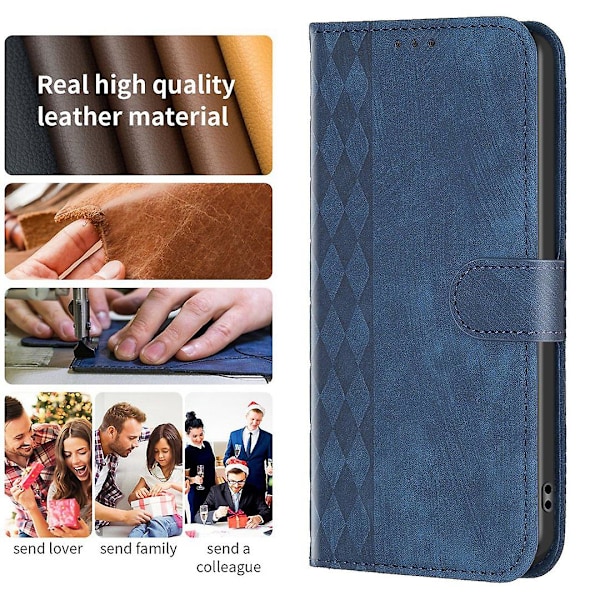 Til Samsung Galaxy A23 4G/A23 5G (Global Version)/M23 5G/M13 4G/F23 5G Telefonetui Tegnebog Mønster Sta[HK] Blue Style A Samsung Galaxy A23 4G