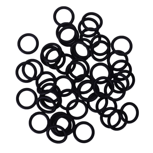 Nitrilkautschuk O Ring schwarz 50 x 11 mm x 15 mm x 2 mm Unterlegscheibe Versiegelungsbeutel Gummitllen