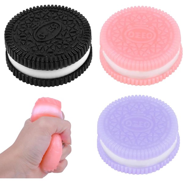 Cookie stress relief leker, supermyke cookie klemmeleker, Squishies for å lindre angst, egnet for gutter og jenter[YJD]