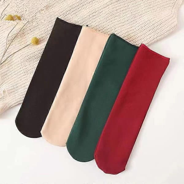 1-5 Par Dam Vinter Termiska Strumpor Tjocka Varma Kashmir Ull Nylon Snö Sammet Stövel Foder Hem Golvstrumpor för Komfort[YJD] One Size