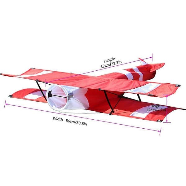 3D Drake Flygplansdrake Stor Biplan Drake Jätteflygande Drake Superstor Polyester 3D Flygplansdrake[YJD]