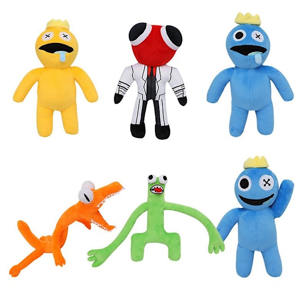 30cm Rainbow Friends Plussjeleketøy Tegneseriefigur Dukke (YJD) red 1pc