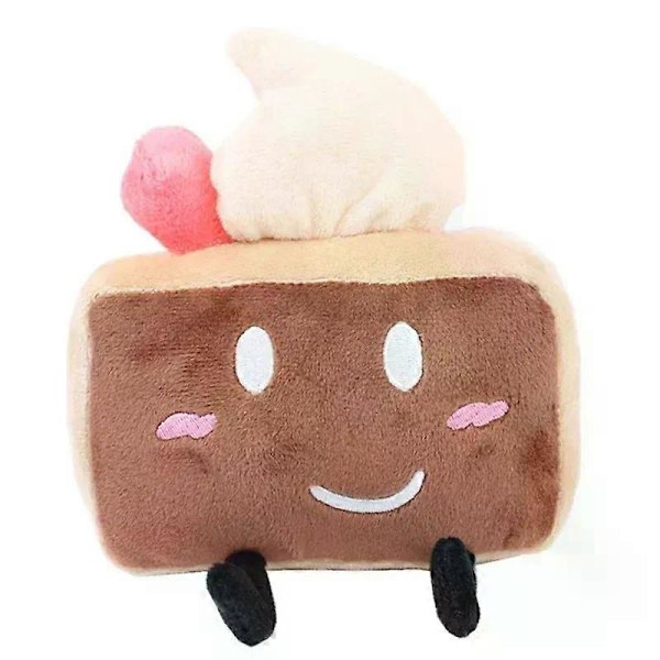 HaKeLai Ny BFDI Battle For Dream Island Plyschleksak Gosedjur Mjukt Djur X Siffror Blintz Block Markör Penna Häftapparat Pommes Frites Gåvor[YJD] Cake 15cm