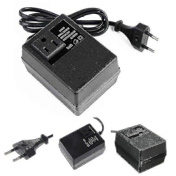200W Muuntaja 220V - 110V / 110V - 220V US/Eurooppalainen Pistoke Jännitemuunnin Team[HK]