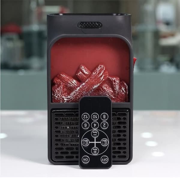 Mini Hjemmevarmer, Lav Støj, Konstant Temperatur, Intelligent, 500W, Sort