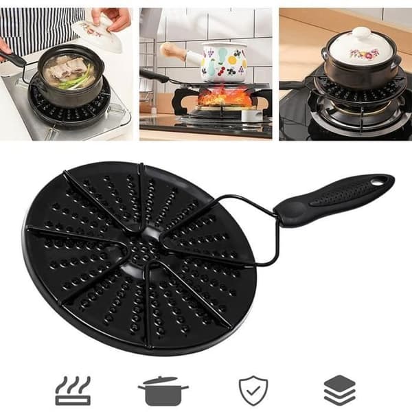 Varmespreder til gaskomfur. Flammebeskyttelsesplade til simrende mad [198] ENEVAOCT (YJD)