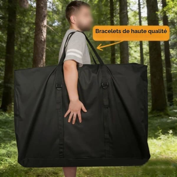 Stor udendørs foldestol opbevaringstaske, 210D Oxford med lynlås og stropper, campingtaske (YJD)