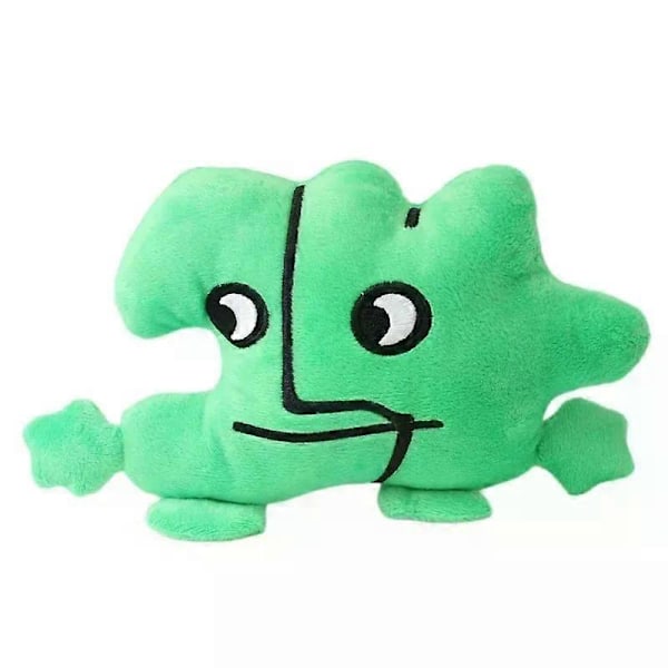 HaKeLai Ny BFDI Battle For Dream Island Plyschleksak Gosedjur Mjukt Djur X Siffror Blintz Block Markör Penna Häftapparat Pommes Frites Gåvor[YJD] Number Fourteen 23cm