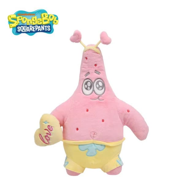 Patrik Tähtönen ja ystävät -toimintahahmoleikkisetti lapsille 38cm classic Patrick Star