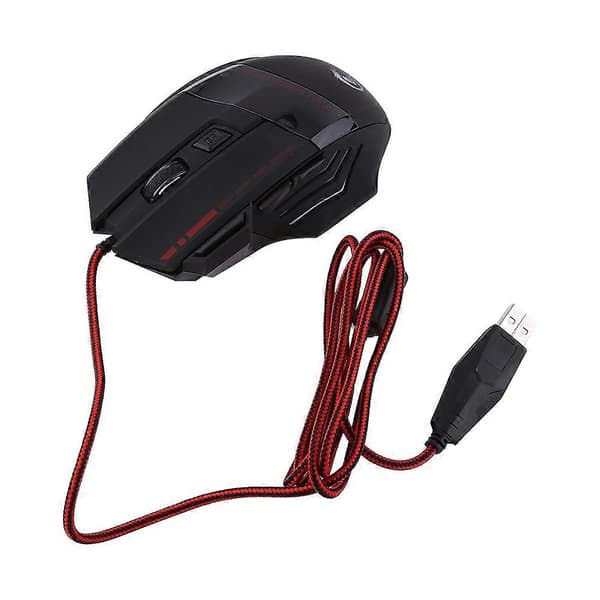 Universal Gaming Mus Max 5500DPI Opløsning USB Kablet Optisk Lys Spil Mus Til Pro Gamer[YJD]