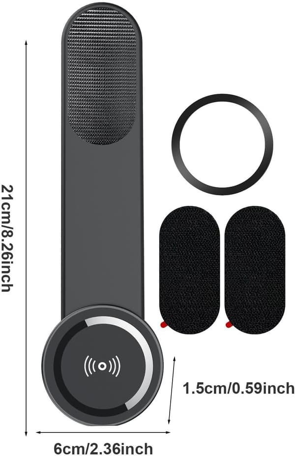 Magnetisk billader, trådløs telefonholderlader for dashbord, bilholdere, biltelefonstativ for frontrute, håndfri holder for luftventil [YJD]