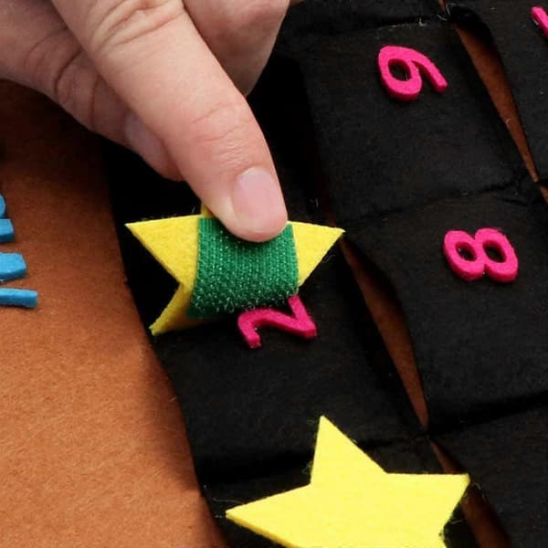 Eid Ramadan Mubarak nedtællingskalender med 30 stjernemærkater julekalender [YJD]