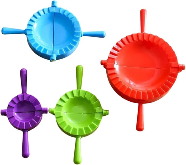 Dumpling Maker Press Tool - Køkkenform til Wonton Empanada | Fødevaregodkendt konstruktion med ergonomisk greb, jævn forseglingskant, ideel til Potsticker[YJD]