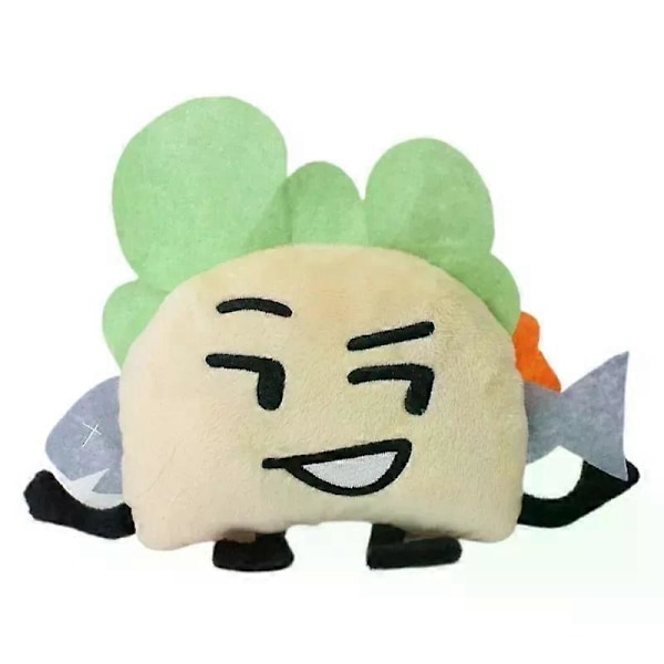 HaKeLai Ny BFDI Battle For Dream Island Plyschleksak Gosedjur Mjukt Djur X Siffror Blintz Block Markör Penna Häftapparat Pommes Frites Gåvor[YJD] Blintz 20cm