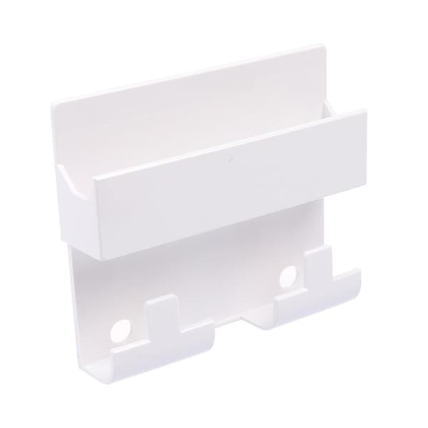 Hotel Universal Paste Style Puhelimen Latausteline Kiinnike Seinäteline Puhelinteline[YJD] White 1pc