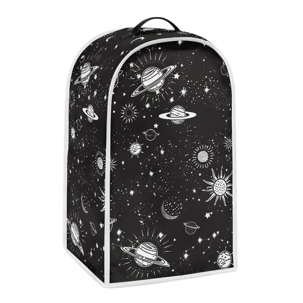Genanvendeligt Mixer Blender Cover til Hjemmekøkken Indendørs Polyester, Sammenfoldeligt, Multifunktionelt[YJD] Space Planet Design