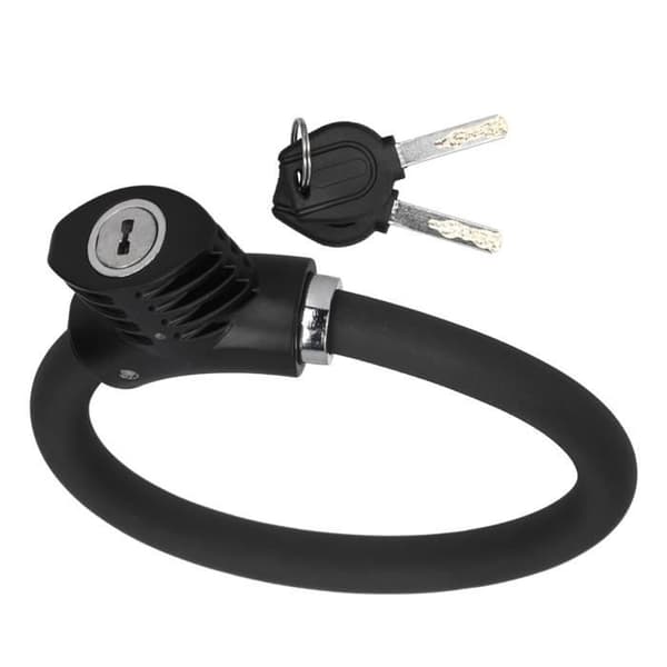 HURRISE Mini Sykkellås Ring Sykkellås Tyverisikring Kabel Reflekterende Sykkeltilbehør Legering (YJD)