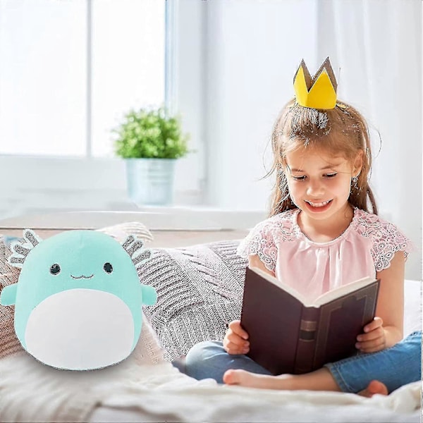 Axolotl Plysch, Söta Axolotl Plyschdjur Snuggle Kramande Axolotl Plysch Mjuk Axolotl Ryggkudde_v (YJD) 20CM