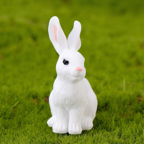 Miniatyr påskeharefigur hagedekorasjon[YJD] A