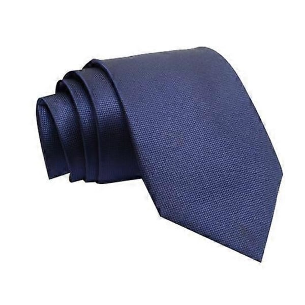Ensfarget Slips Formelt Slips for Menn (8cm)[HK] navy