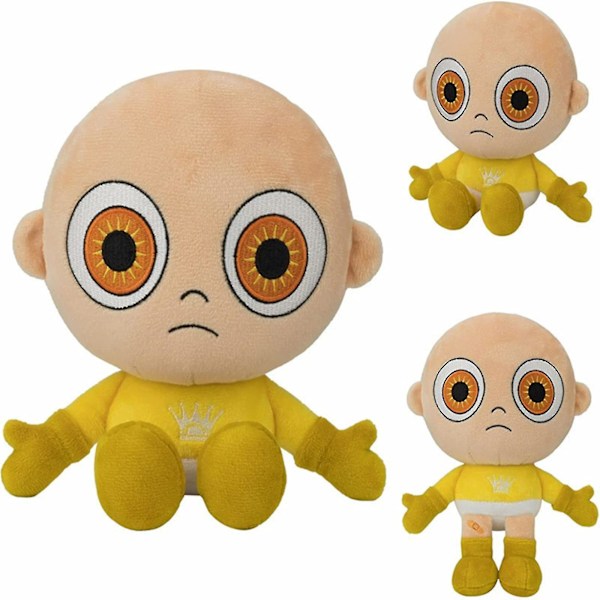 The Baby In Yellow Plussjeleker Kawaii Baby Fyllte Myke Dukker Horror Spill Plushie Figur Baby Leke Yellow