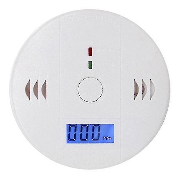 LCD Kolmonoxid CO Detektor Förgiftning Gas Sensor Monitor Varningslarm Set[YJD] One Size
