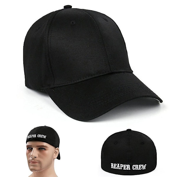 Alphabet Reaper Crew Baseball Cap til Mænd og Kvinder - Ren Mode Cap i Bomuld Duck (YJD) As shown