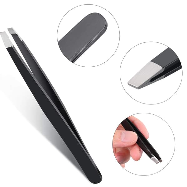 Tweezerman Slant Tip Brow Pencil Black[YJD]