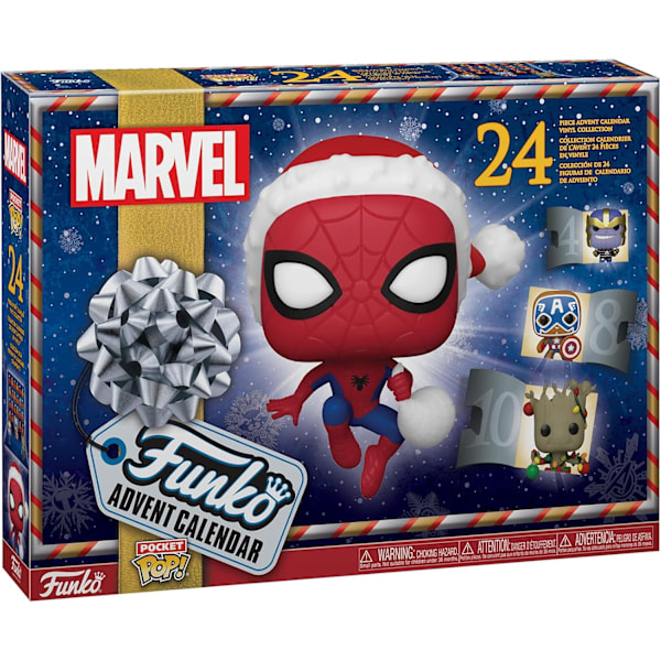 Funko Pop! Julekalender: Marvel - Jul, Flerfarvet, One Size kk