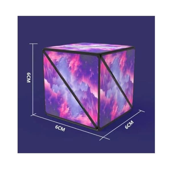 Magisk terning, magnetisk terning, 3D Infinity Cube-legetøj til børn, kreativ transformerende terningpuslespil, hjernetræningsspil[YJD]