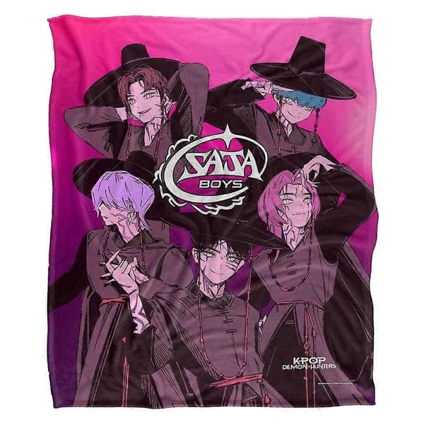 Soft Touch Saja Boys Filt[YJD] Multicoloured 152cm x 127cm