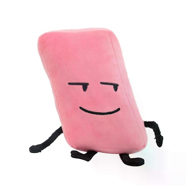 HaKeLai Ny BFDI Battle For Dream Island Plyschleksak Gosedjur Mjukt Djur X Siffror Blintz Block Markör Penna Häftapparat Pommes Frites Gåvor[YJD] Eraser 18cm