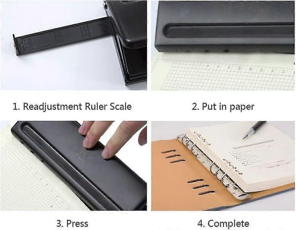 Dokumentmapp med 6 fack för papper/dokument [YJD]