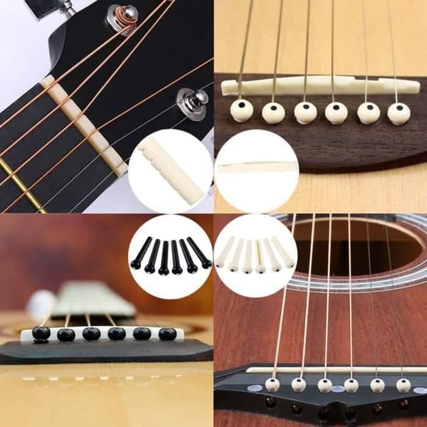 60 delar gitarrtillbehörssats inklusive plektrum, stämapparat, capo, 3-i-1 strängklippare, akustiska gitarrsträngar [YJD][YJD]