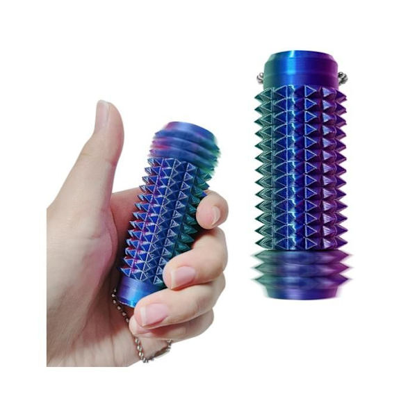 Smärtfidget, roterande små ömhetsfidget, fickminifidgetleksak, smärtstimuleringsfidgetleksak, taggig grippiefidgetstim, sensorisk[YJD]
