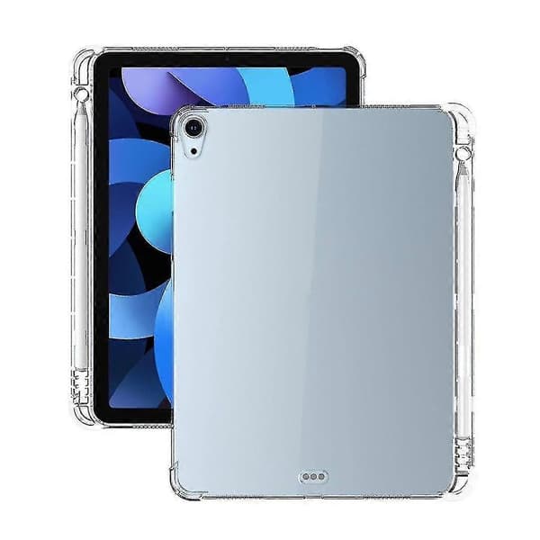 TPU-pudeovertræk til iPad Mini 6. generation 8,3 tommer med penholder gennemsigtig [YJD]