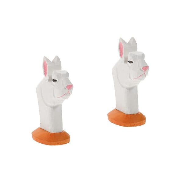 Glasögonhållare i trä med djurmotiv, 2-pack solglasögonställ[YJD]