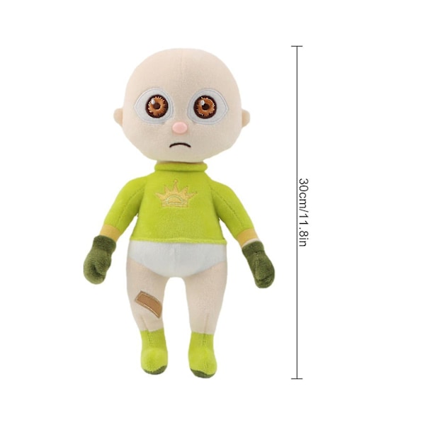 The Baby In Yellow Plyschleksaker Kawaii Baby Fyllda Mjuka Dockor Skräckspel Plushie Figur Baby Leksaker Green