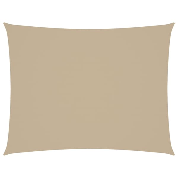 Oxfordtyg Rektangulär Beige 2,5 x 3,5 M[YJD] Beige beige