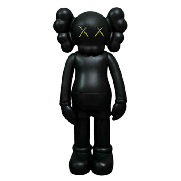 Kaws Figurer Legetøj Trendy Samleobjekt Model Dukke Legetøj Minifigurer Borddekoration Hyldepynt Gave (YJD) Black