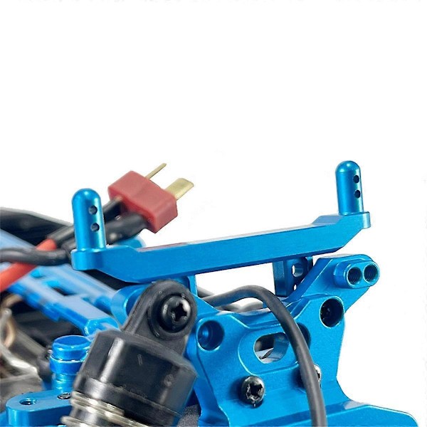 Aluminiumlegering Främre och Bakre Karossfäste för SCY 1/16 16101 16102 16103 16101PRO RC Bil Upgra[HK] Sky Blue